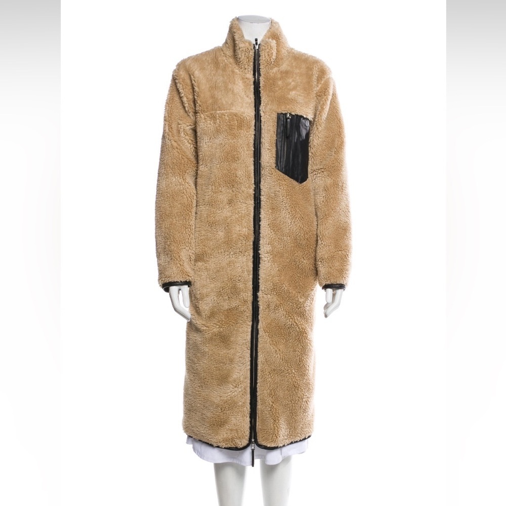 Anine Bing faux fur coat (M)